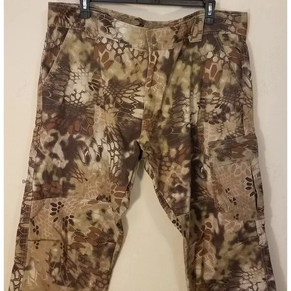Kryptek Highlander Pants Men 2XL Camo Cargo Hunting Utility Outdoors NWOT